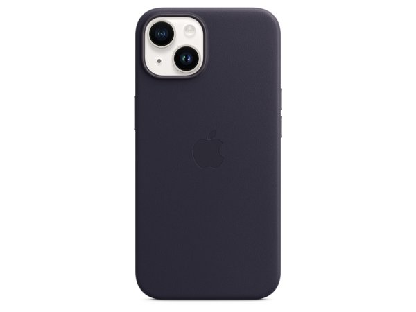 Apple iPhone 14 Leder Case mit MagSafe, Tinte