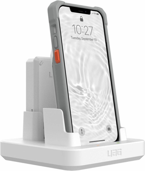 UAG Urban Armor Gear Workflow Healthcare Desktop Ladestation für Case & Akku, weiß, bulk, 114024BW41