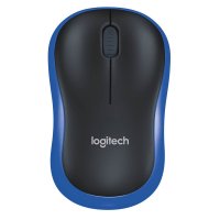 Logitech M185 Bluetooth Maus Blau