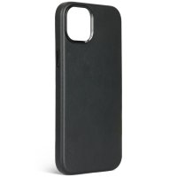 Decoded Leder Case mit MagSafe für iPhone 15 Plus Schwarz