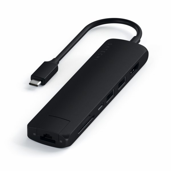 Satechi Aluminum USB-C Slim Multi-Port 7 in 1 Adapter