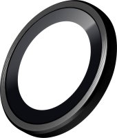 LAUT Ring Kamera Schutzglas für iPhone 15 Pro / 15 Pro Max Schwarz