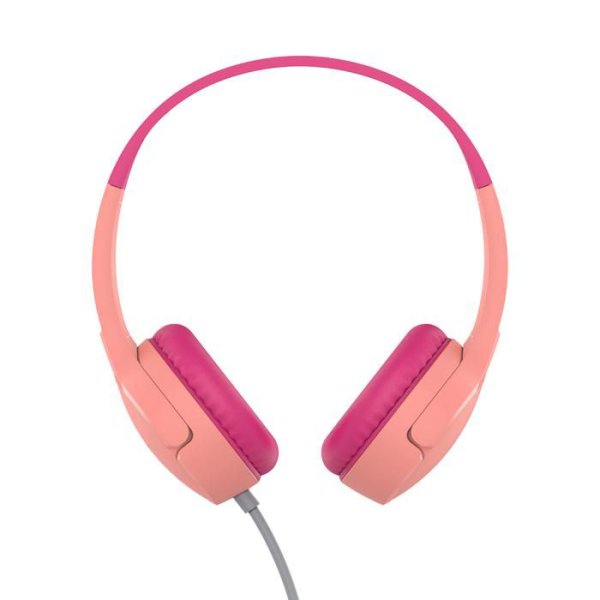 Belkin SoundForm Mini kabelgebundene On-Ear-Kopfhörer für Kinder, pink