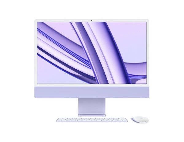 Apple iMac 24“, Violett, M3 Chip mit 8-Core CPU, 10-Core GPU und 16-Core Neutral Engine, 16GB, 1TB S