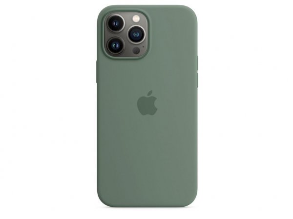 Apple iPhone 13 Pro Max Silikon Case mit MagSafe, Eukalyptus