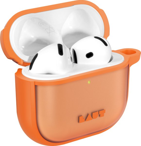 LAUT Huex Protect Case für Apple AirPods Pro (4. Gen), Neon Orange