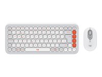 Logitech POP ICON COMBO Schweiz Orange/Offwhite