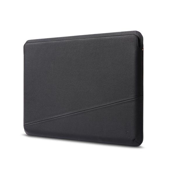 Decoded Leder Sleeve für Apple Macbook Air 13"/MacBook Pro 13", Schwarz