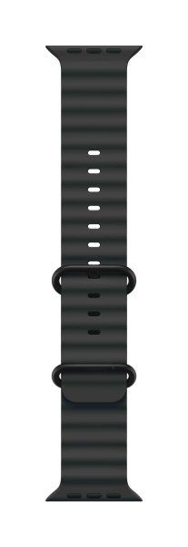 Apple Ocean Armband für Apple Watch 49mm, Schwarz, Gehäusefarbe Natur