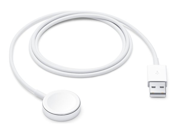 Apple magnetisches Schnellladegerät auf USB-A Kabel, 1m, Weiß