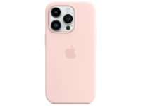 Apple iPhone 14 Pro Silikon Case mit MagSafe Kalkrosa
