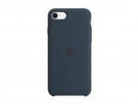 Apple Silikon Case für iPhone SE (2. Gen) Abyssblau