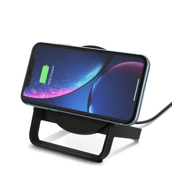 Belkin BOOST CHARGE™ Qi Wireless 10W Stand inkl. Micro-USB Kabel + Netzteil, schwarz