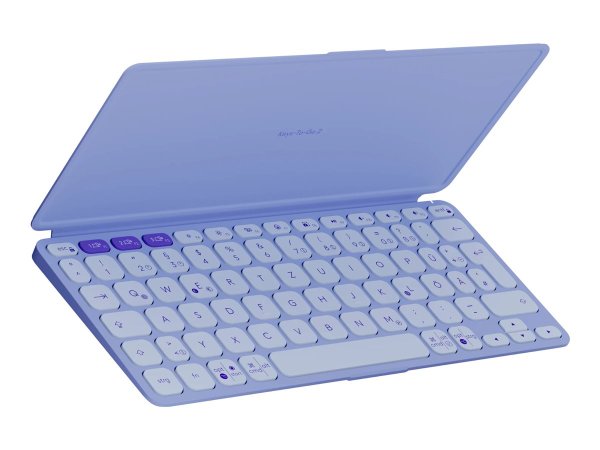 Logitech Keys-To-Go 2, Bluetooth Tastatur, Deutsch, Flieder