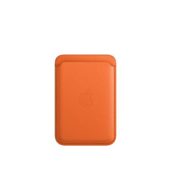 Apple iPhone Leder Wallet mit MagSafe für iPhone 12/13/14 (alle Modelle), Orange