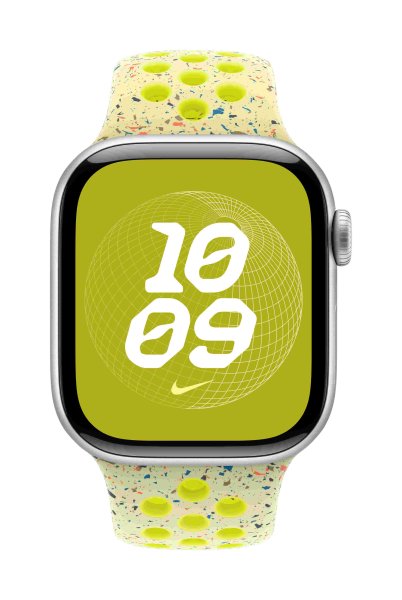 Apple Nike Sportarmband für Apple Watch 40mm, Volt Splash, S/M (130-180 mm Umfang)