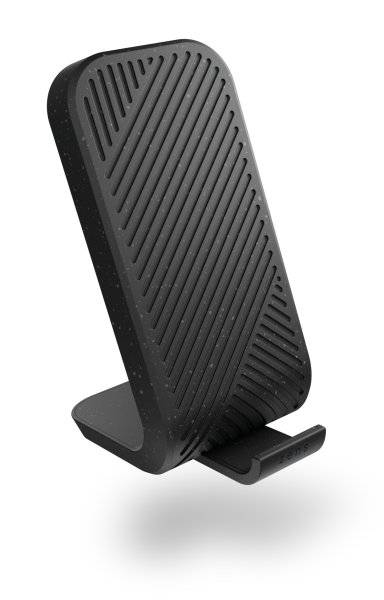 Zens Modular Series Stand Wireless Qi Charger Basisstation mit Netzteil, 15W, Schwarz