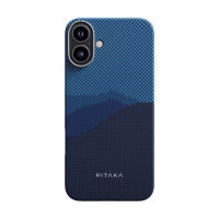 Pitaka Tactile Woven Case aus Aramidfaser mit MagSafe für iPhone 16 Plus Over The Horizon