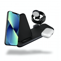 Zens Aluminium Stand Zens Aluminium Stand Wireless QI Charger (4-in-1), 45W, Schwarz