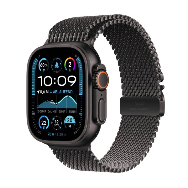 Apple Watch Ultra 2 Titan Schwarz