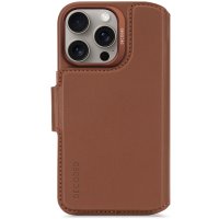 Decoded Detachable Leder Wallet für iPhone 16 Pro Braun