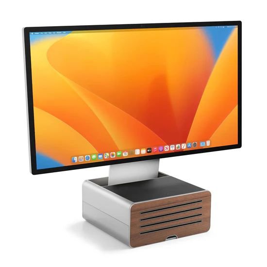 Twelve South HiRise Pro Stand für Apple iMac & Apple Studio Display, Silber