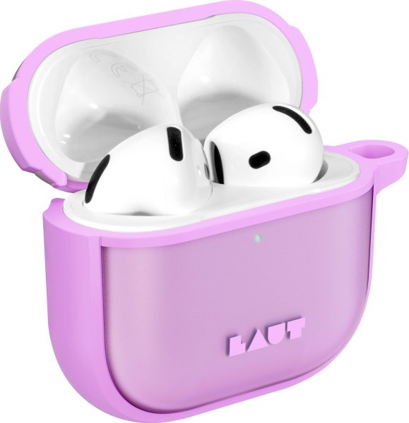 LAUT Huex Protect Case für Apple AirPods Pro (4. Gen), Neon Pink