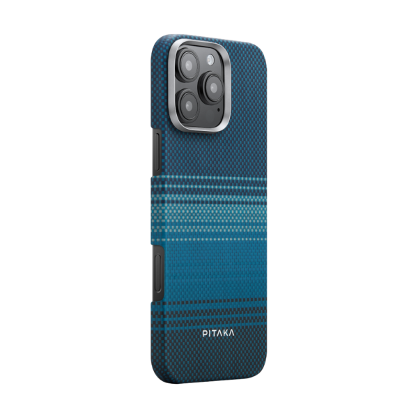 Pitaka Tactile Woven Case aus kratzfester Aramidfaser für Apple iPhone 16 Pro Max, MagSafe-kompatibe