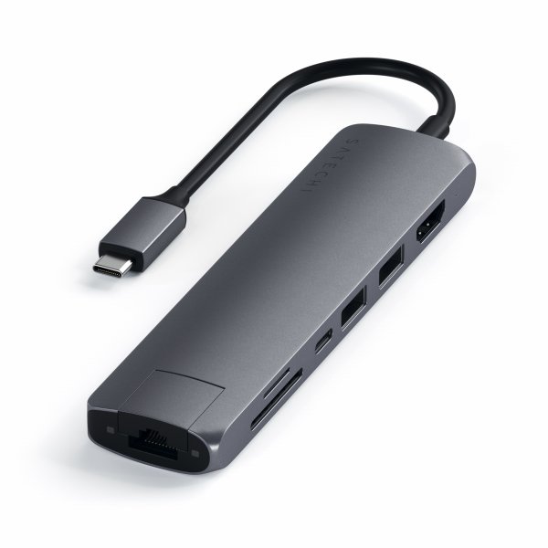 Satechi Aluminum USB-C Slim Multi-Port 7 in 1 Adapter