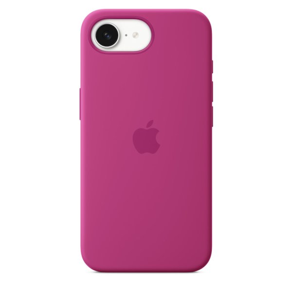 Apple iPhone 16e Silikon Case, Fuchsia