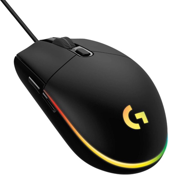 Logitech G203 kabelgebundene Gamingmaus, Schwarz