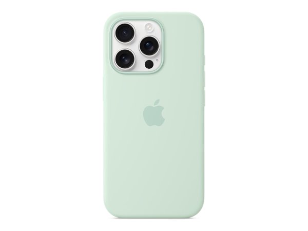 Apple iPhone 16 Pro Silikon Case mit MagSafe, Aquamarin