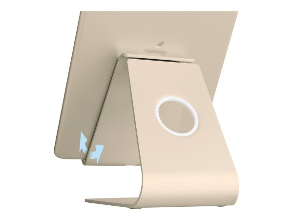 Rain Design mStand Tablet Plus, Ständer für Tablets bis 13", klappbar, Gold