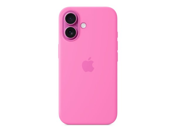 Apple iPhone 16 Silikon Case mit MagSafe, Pfingstrose, iPhone 16