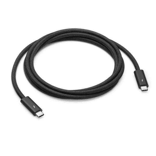 Apple Thunderbolt 4 Pro Kabel, 1,8m, Schwarz