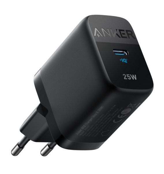 Anker Innovations Anker Series 3 312 - Netzteil - 25 Watt - 3 A - IQ 3.0 (24 pin USB-C)