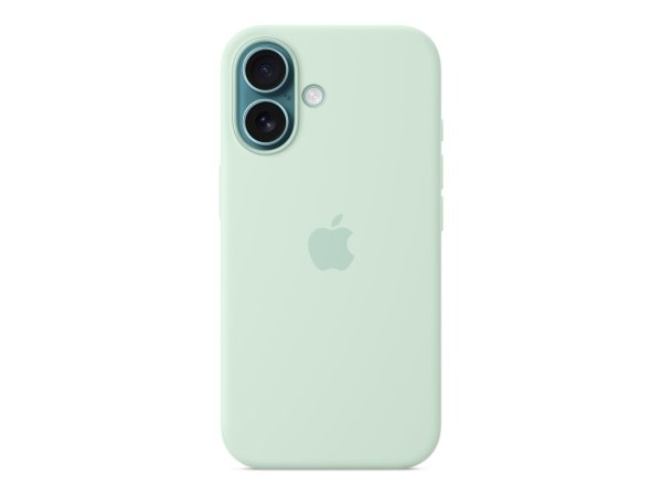 Apple iPhone 16 Silikon Case mit MagSafe, Aquamarin, iPhone 16
