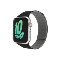 GUAN Premium Armband für Apple Watch Schwarz/Grau