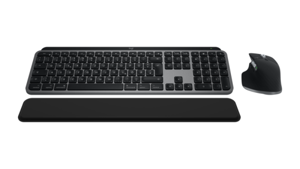 Logitech Master Series MX Keys S Combo für Mac, Set aus Wireless Tastatur, Wireless Maus und Handbal