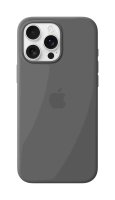 Apple iPhone 16 Pro Max Silikon Case mit MagSafe Steingrau