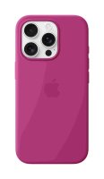 Apple iPhone 16 Pro Silikon Case mit MagSafe Fuchsia