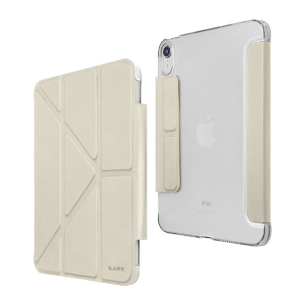 LAUT HUEX Folio Case für Apple iPad mini (A17 Pro/6. Gen), Weiß
