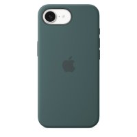 Apple iPhone 16e Silikon Case Seegrün