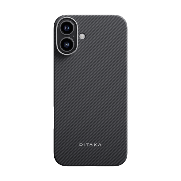 Pitaka ultra dünne Hülle aus kratzfester Aramidfaser für Apple iPhone 16, MagSafe-kompatibel, mit 3D