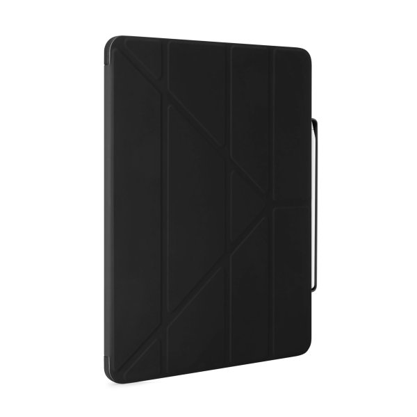 Pipetto Origami No3 Pencil Case für Apple iPad Pro 12,9" (3./4./5./6. Gen), Schwarz