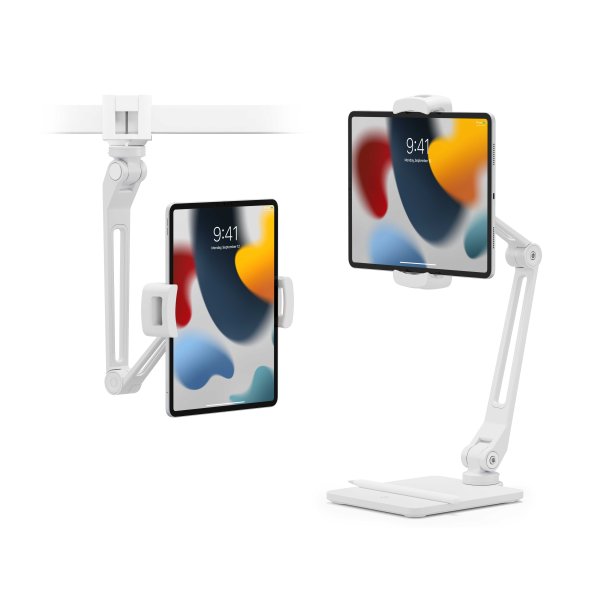 Twelve South HoverBar Duo, flexibler Ständer/Halterung für Tablet, Weiß