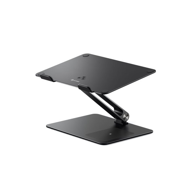 Alogic Elite Aluminum Laptop Stand Wireless Charger Black