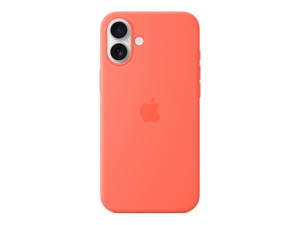 Apple iPhone 16 Plus Silikon Case mit MagSafe, Mandarine, iPhone 16 Plus