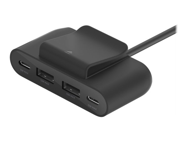 Belkin 4-Port USB Splitter, Schwarz