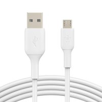 Belkin USB-A auf Micro-USB Kabel, 1m, Schwarz Weiß